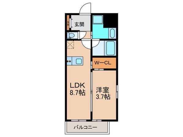 リヴェント福島の物件間取画像